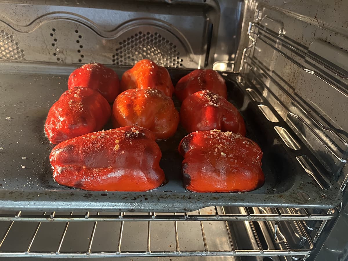 Geroosterde paprika zelf maken (stap 2 van 3)