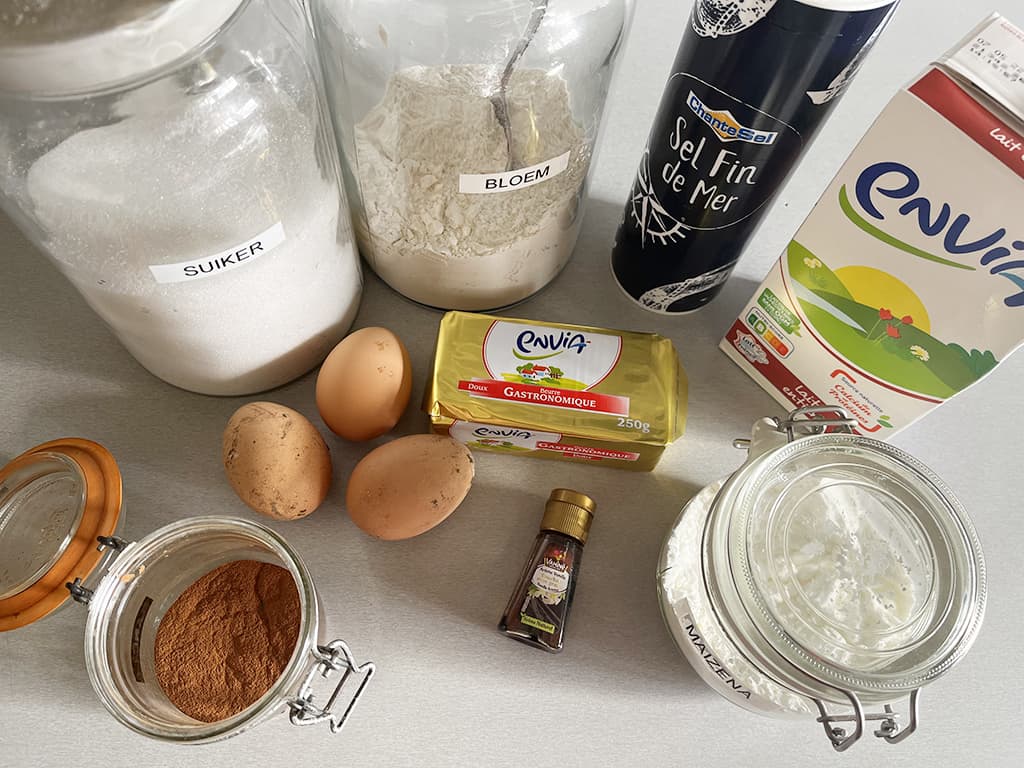 Zuid-Afrikaanse melktert (melktaart) ingrediënten