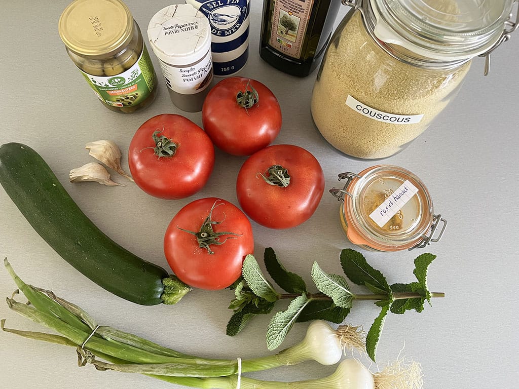 Gevulde tomaten met couscous Ingrediënten