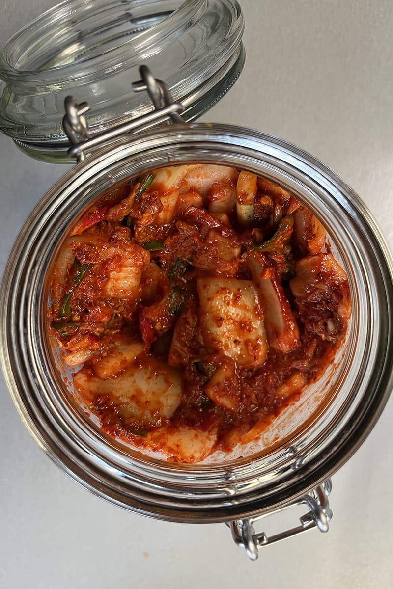 Kimchi zelf maken - stap 3