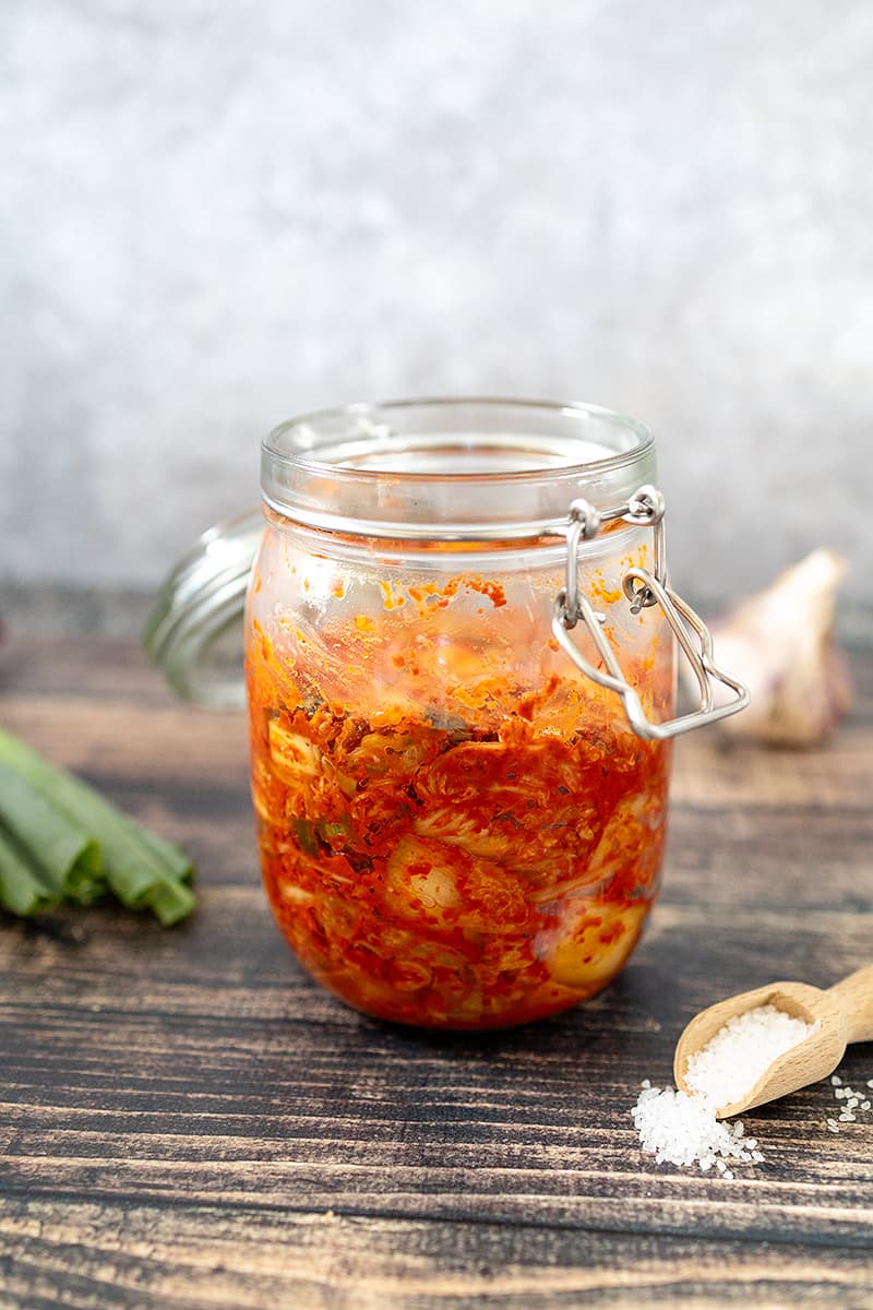 Kimchi is Koreaanse gefermenteerde groenten