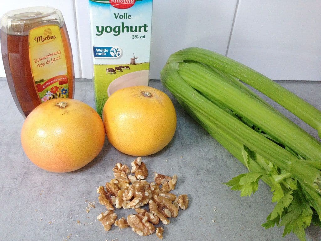 Selderijsalade met grapefruit ingrediënten