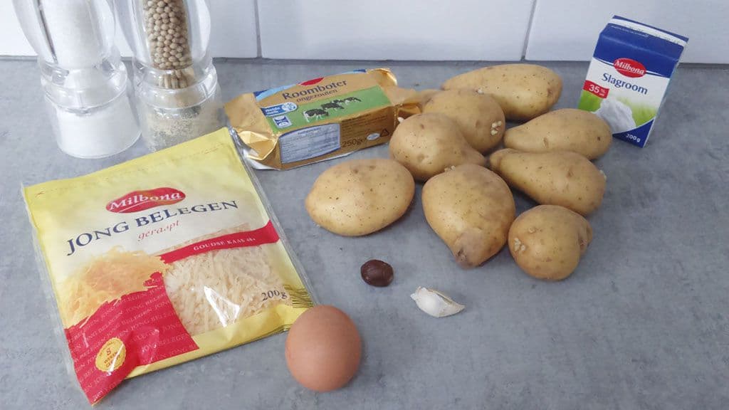 Aardappelgratin Ingrediënten
