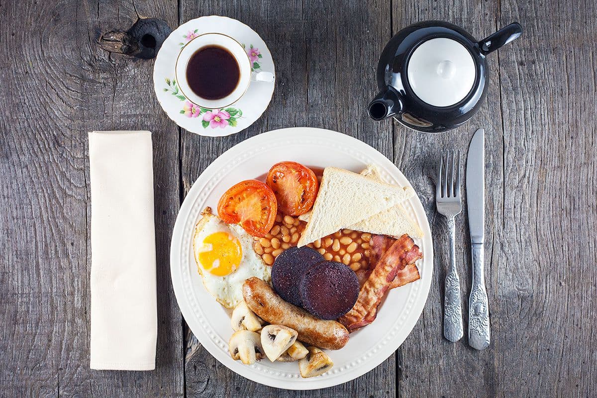 Engels ontbijt (Full English breakfast)