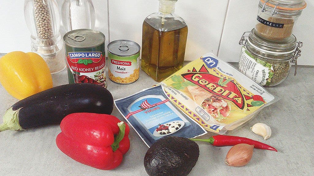 Vegetarische taco's Ingrediënten