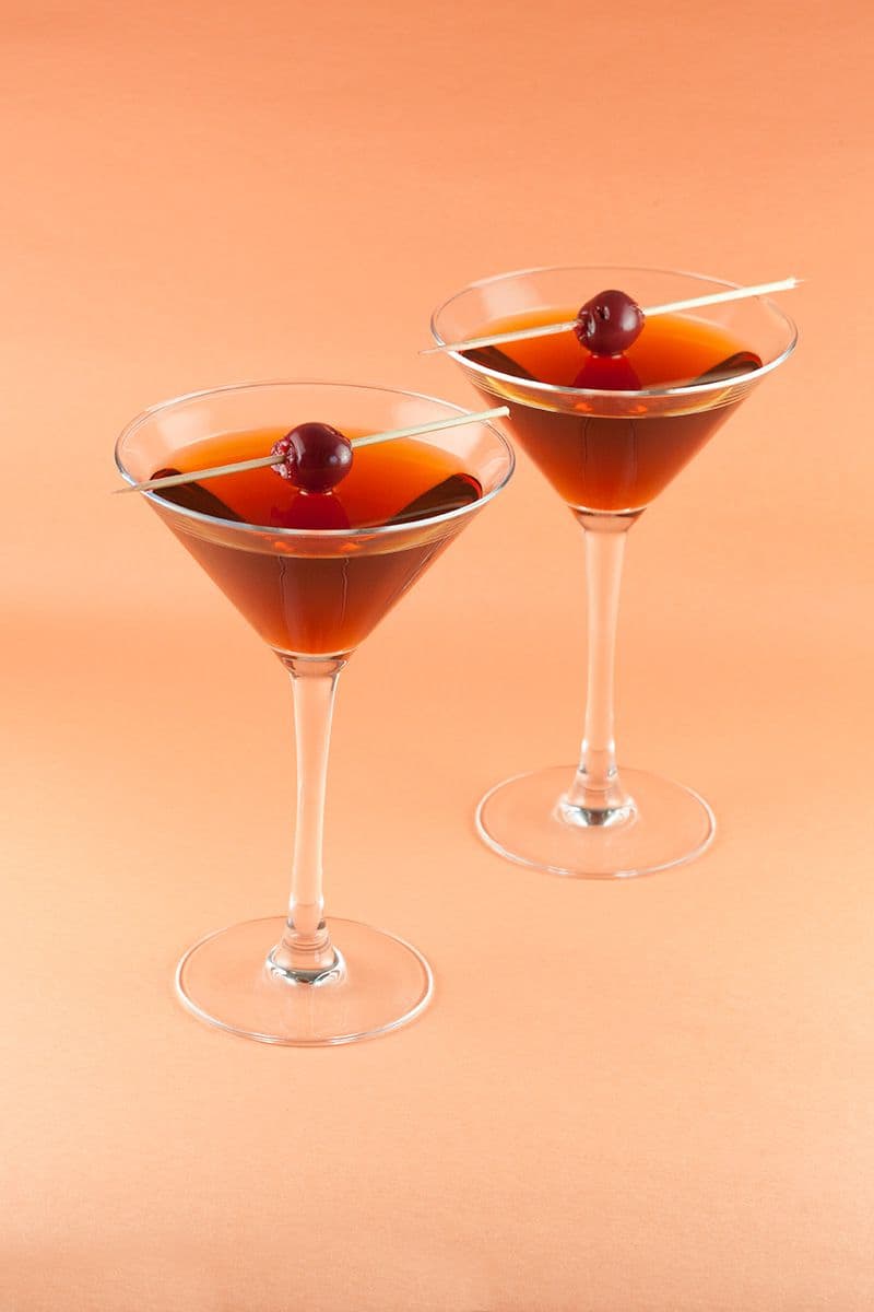 Klassieke Manhattan cocktail
