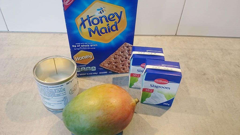 No bake mangotaart Ingrediënten