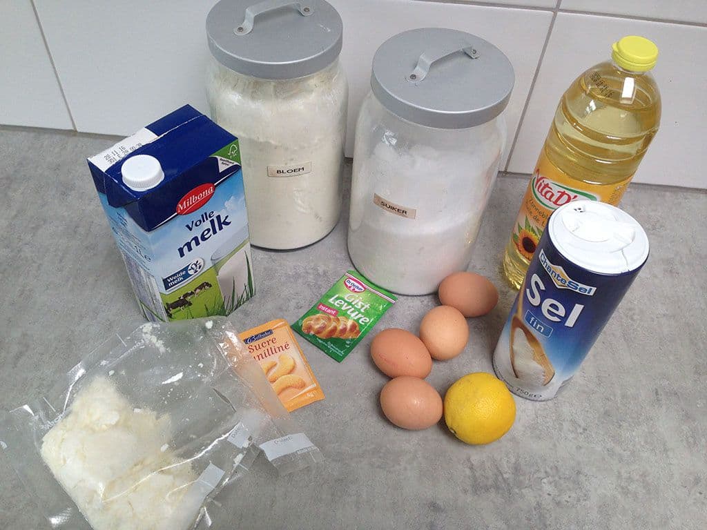 Branzoaice (Roemeense citroen gebakjes) Ingrediënten