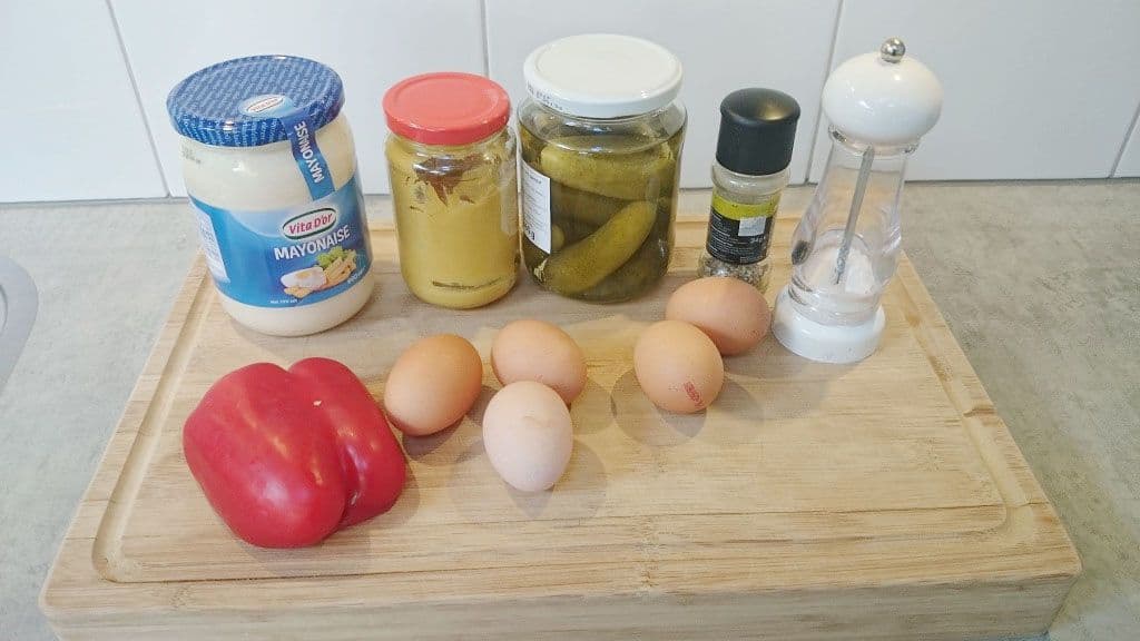 Klassieke gevulde eieren Ingrediënten
