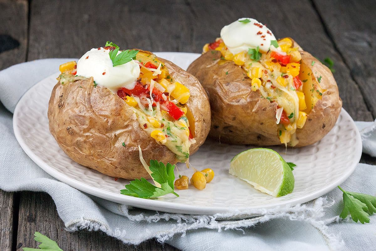 vandaag regeling Kruiden Mexicaanse gepofte aardappel recept - Ohmydish