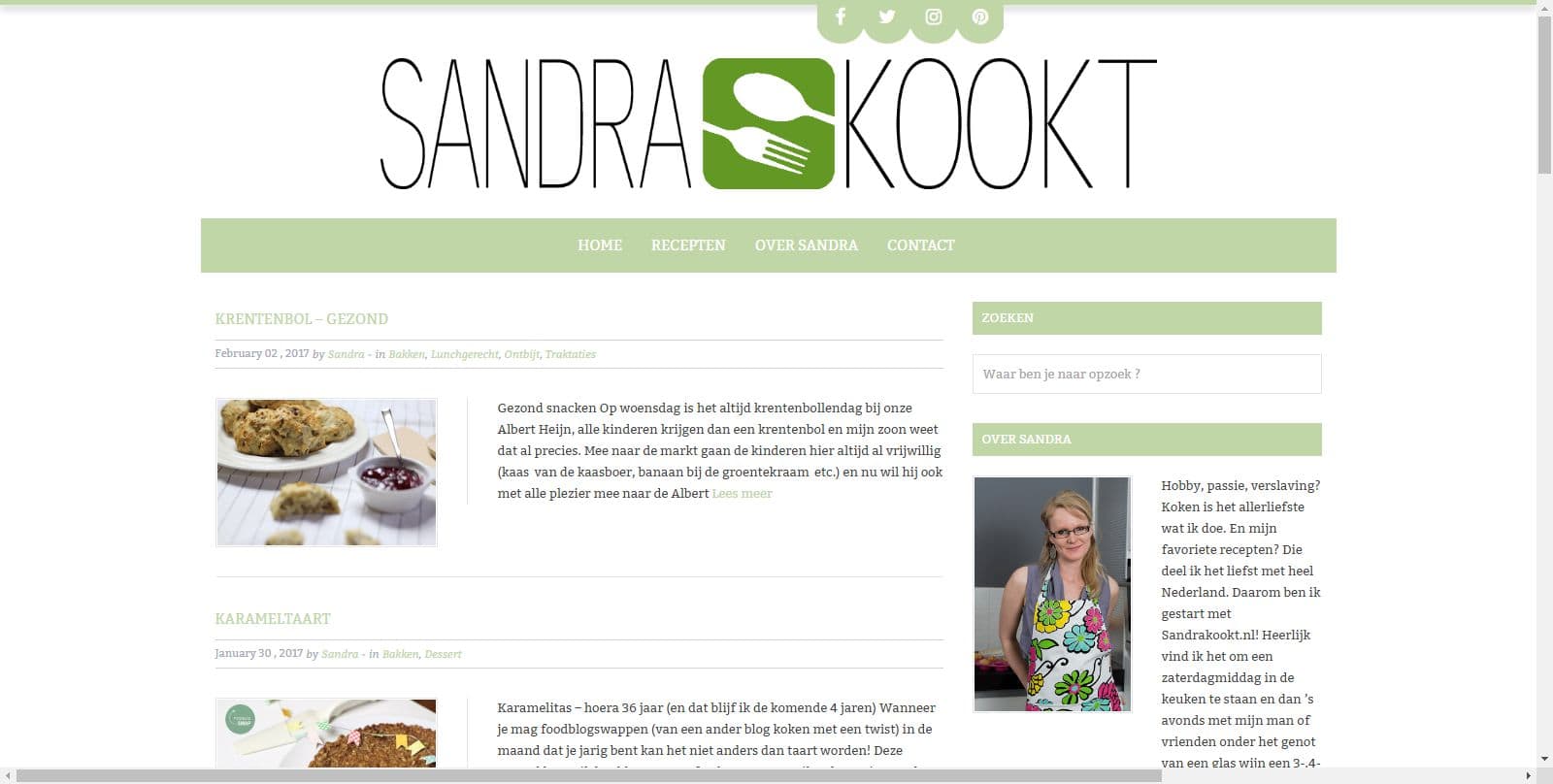 Sandra Kookt door Sandra Oldengarm