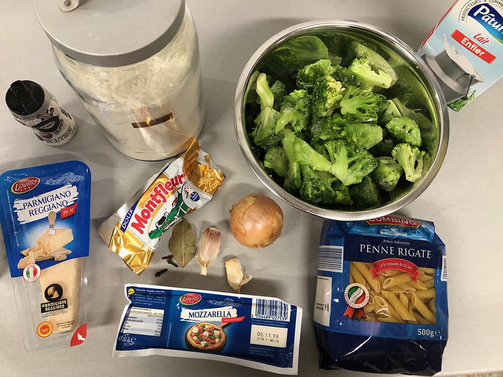 Pasta ovenschotel met broccoli Ingrediënten