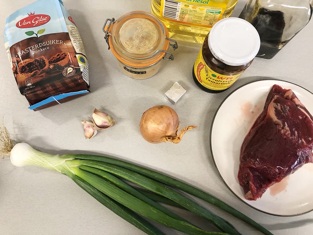 Biefstuk met tamarindesaus Ingrediënten